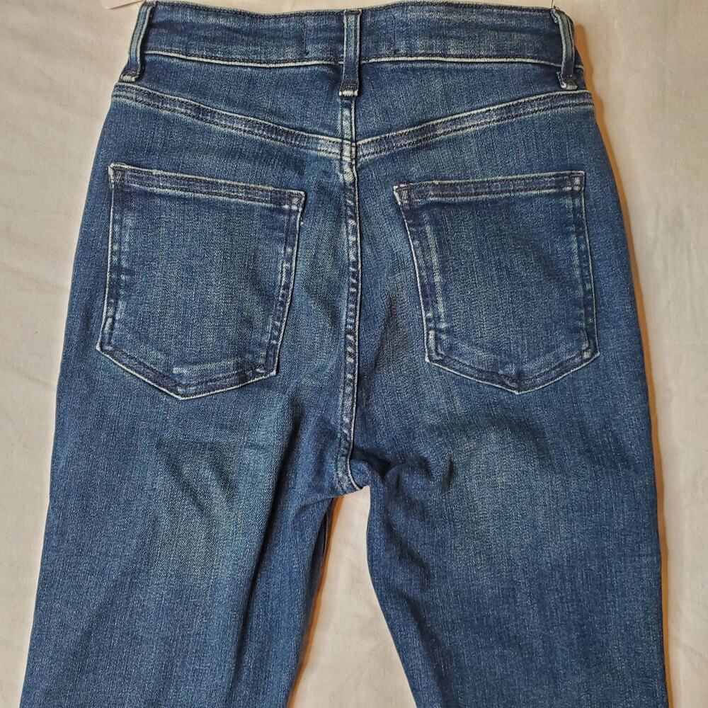 Free People We the Free Womens Size 26 Sabrina Distressed Skinny Jeans Blue - Picture 6 of 9